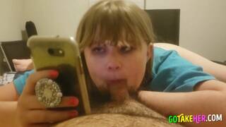 Reddit Browsing Babe Sucks Dick - BDSM Amateur Teen POV