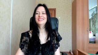 Big-Titted Brunette Babe's Solo Webcam Show: Rose Review