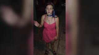 Elizabeth Naked On The Street Again