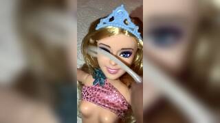 Mermaid  Barbie 2021 two cumshot facials.
