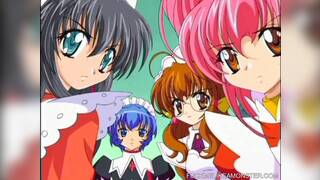 Filthy anime fuck teen babes in MFF threesome