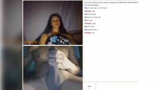 Omegle Cute Teen Is Horny For Some Cock