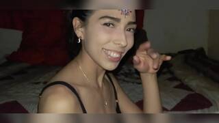 Big-Cock Slave: Latina Babe Blows Me