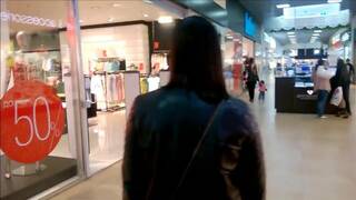 Public Blowjob in Dressing Room with a Russian Babe