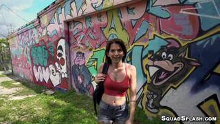 Hairy slut Riley Jean gets on huge dick