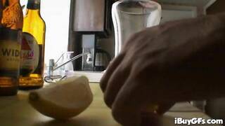 Horny POV MILF titty fucks cock