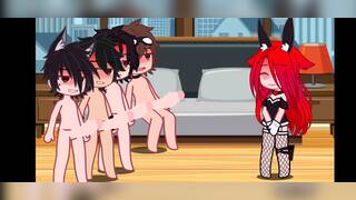 Gangbang maid by 4 boy