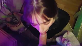 Russian Teen Amateur Blowjob and Facial