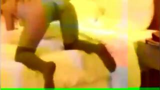 Teen gets fucked In doggy