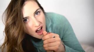 Amateur cute whore BJ/HJ POV