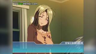 Sexy busty lady satisfies excited college guy