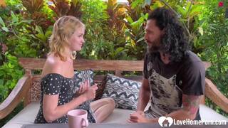 Using his handsome face as my chair