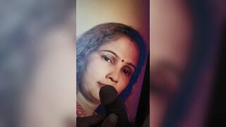 Desi Pratima Aunty Cumtribute