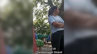 Sexy Girl At Chandannagar Strand