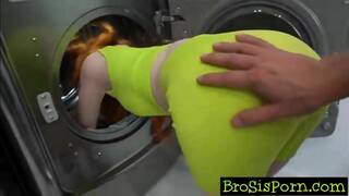 Doing the Chores with my Horny StepBrother