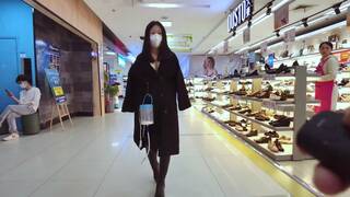 Chinese Girl outdoor exhibitionism BDSM Training 65