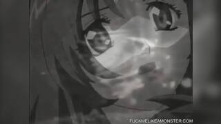 Sushi covered anime teen is clit tortured