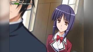 Busty college teen satisfies horny guy