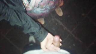 girl asks for sex in public on train tracks the passengers and people watch us fuck t