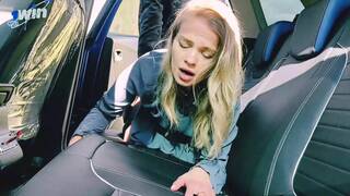 Our crazy trip ended with a big popshot on my pinkish pussy. Part 2.