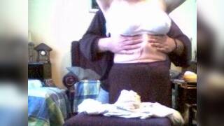 My mother-in-law has good nipples and big tits