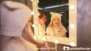 Step Dad Cheers Me Up with Hard Cock After My Breakup