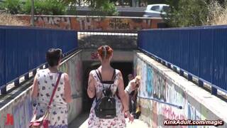 Public orgy pussy slave porn