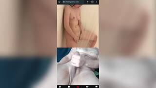 Teen in shower masturbate with older man on chat