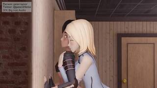 Futa enchendo femboy de esperma