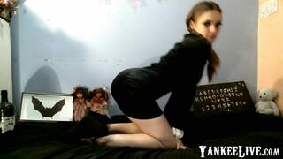 Wednesday's Solo Cosplay Masturbation