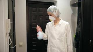 COVID Cure Blowjob - Amateur Teen Parody