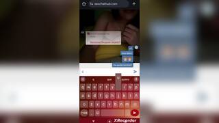 Hot latina teen flashing and helps me cum on chat