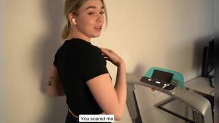 depraved schoolgirl fucked a nerd  creampie in pussy