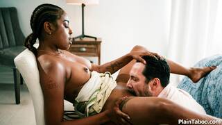 You shouldnt have spied on me stepdad now I make you lick me