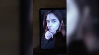 cute coworker cum tribute