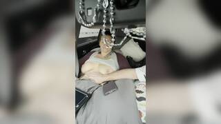 Anna gets fingered in the car