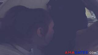 Public BJ in Hardware Store - Facial Finish!