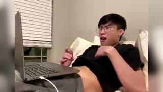 Asian Boy Cums