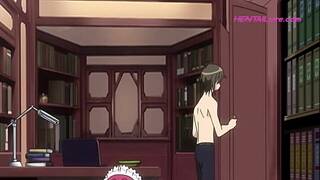 Hentai Maid Teaches Erotic Skills in Passionate Bedroom Play