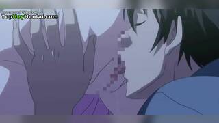 Horny teen with big tits enjoys having sex