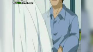 Horny busty milf satisfies her man