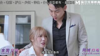 Interviewing pervert supervisor forces beautiful newcomer to make a depraved choice