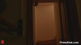 Humiliated and pegged by a latex nurse