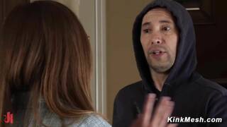 Sexy babe dominated and rough fucked