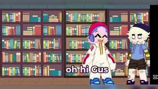 BONNIE AND GUS GETTING READY FOR THE BRAWL TALK