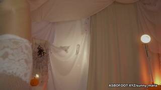 Slim brunette is determined to MAKE YOU CUM with her sexydance