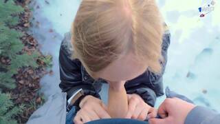 Hot public blowjob, meaty cock, stranger bang-out - MariMoore - hottest xxx!