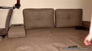 Hot girlfriend in doggy position pov