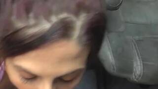 ChickPass - Busty wife Lavender Rayne's in leggings and giving a blowjob cumshot