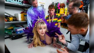 Mall cops gang banging busty housewife who just got busted